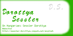 dorottya sessler business card